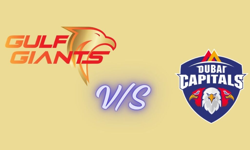 gulf giants vs dubai capitals match scorecard