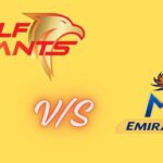 gulf giants vs mi emirates match scorecard