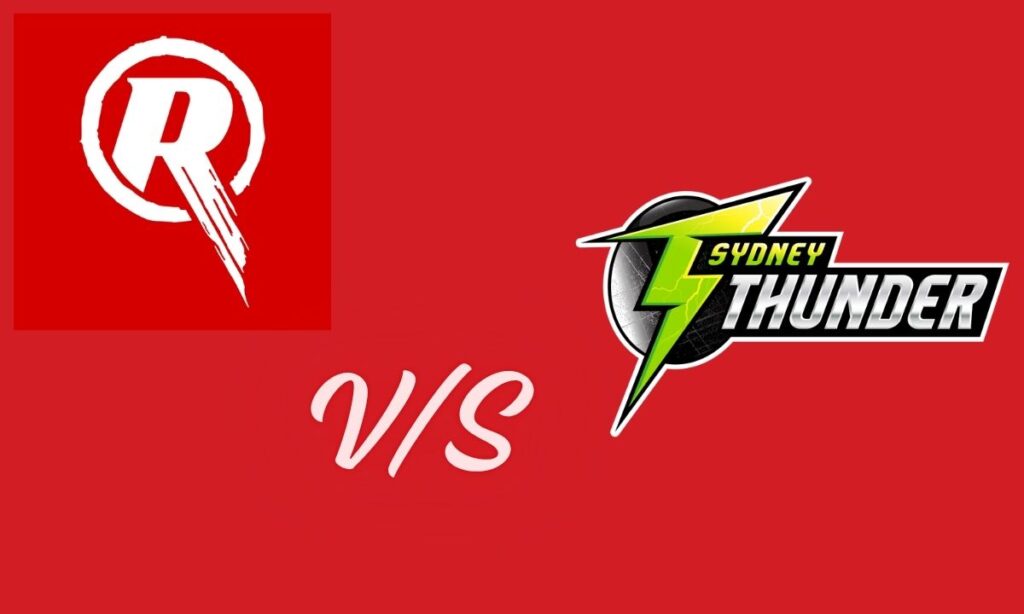 melbourne renegades vs sydney thunder match scorecard