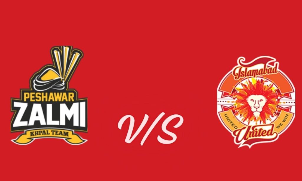 peshawar zalmi vs islamabad united match scorecard