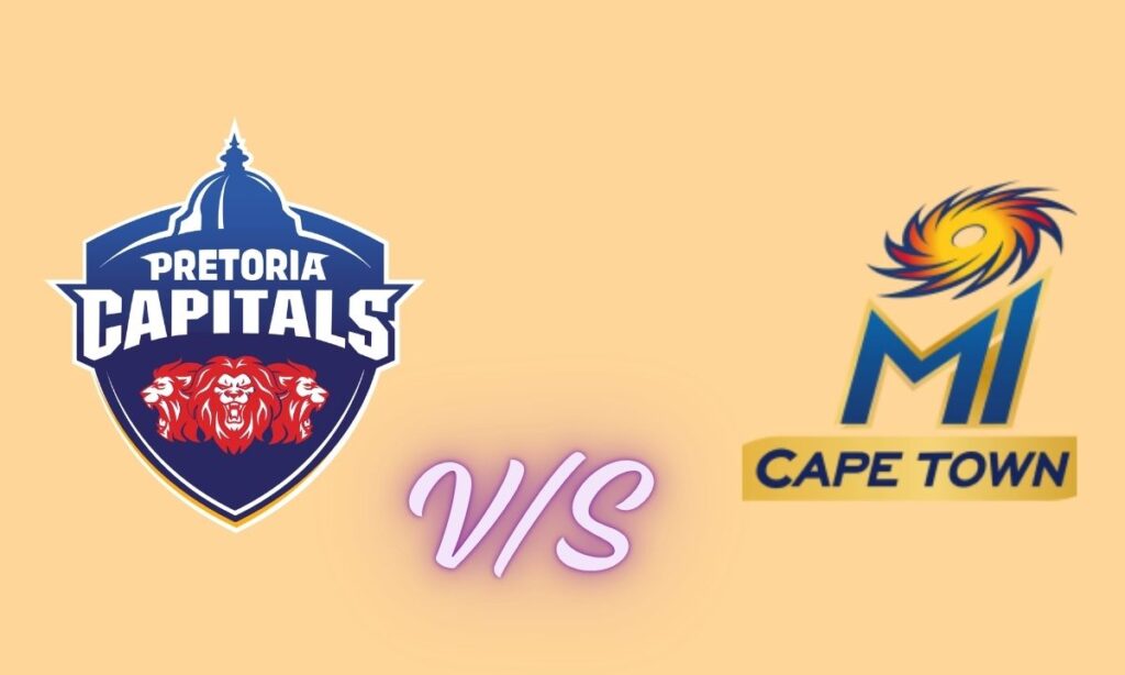 pretoria capitals vs mi cape town match scorecard